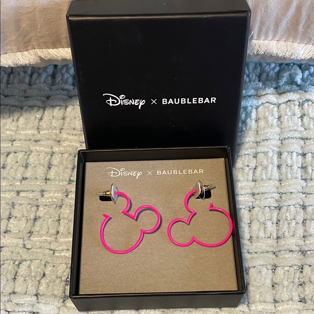 BaubleBar Disney Pink Earrings